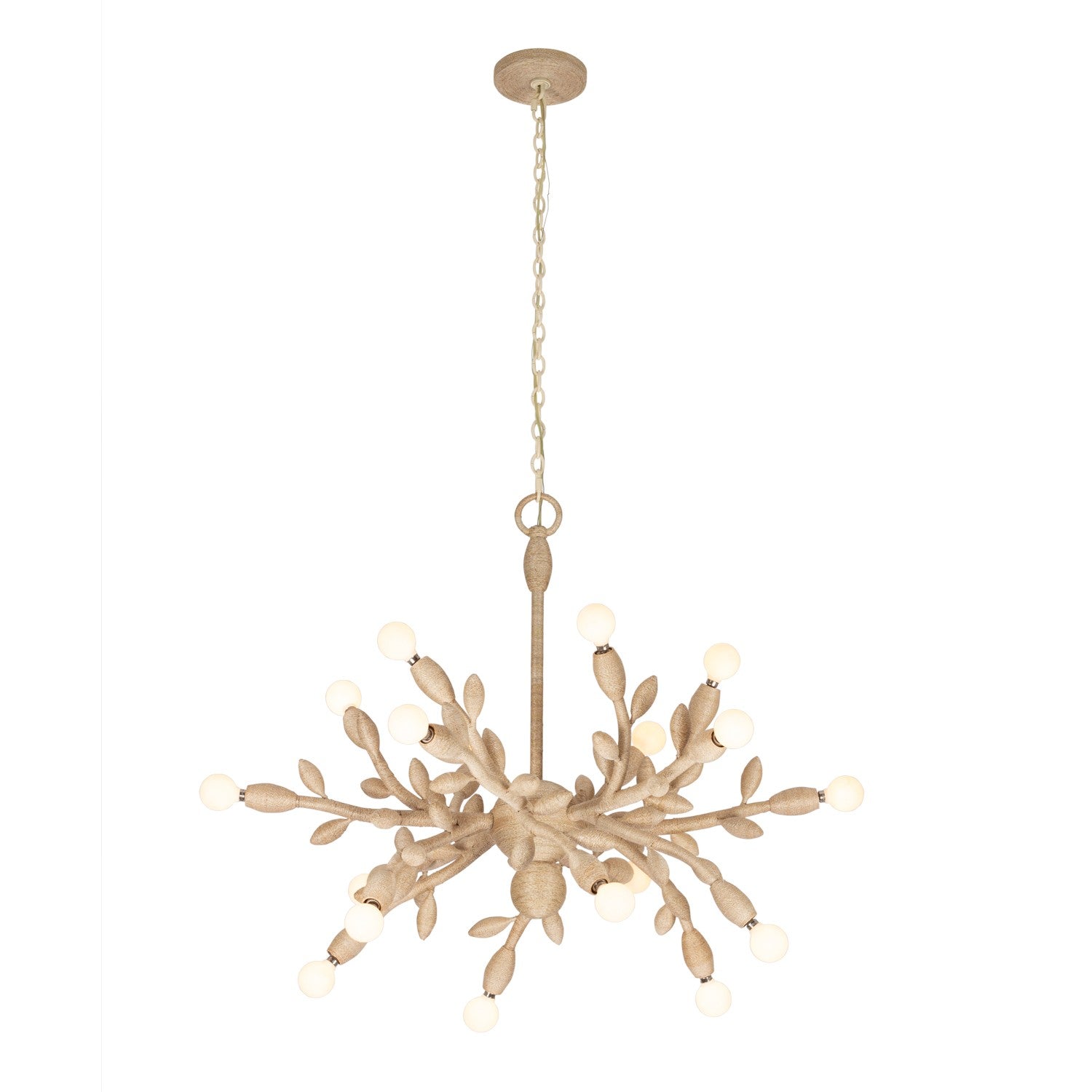 Kalco - 527056WIV - 18 Light Chandelier - Branche - Warm Ivory