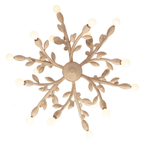 Kalco - 527056WIV - 18 Light Chandelier - Branche - Warm Ivory