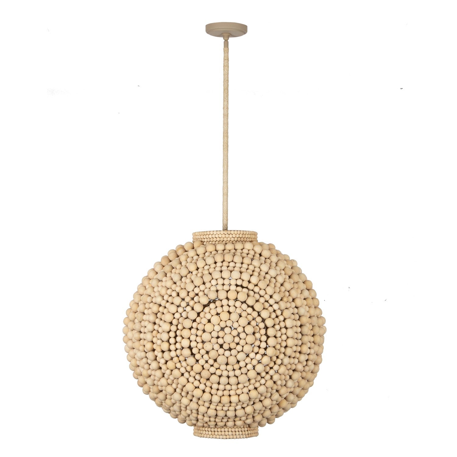 Kalco - 527156JT - Six Light Pendant - Coaxial - Jute