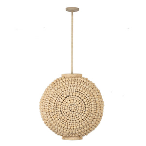 Kalco - 527156JT - Six Light Pendant - Coaxial - Jute