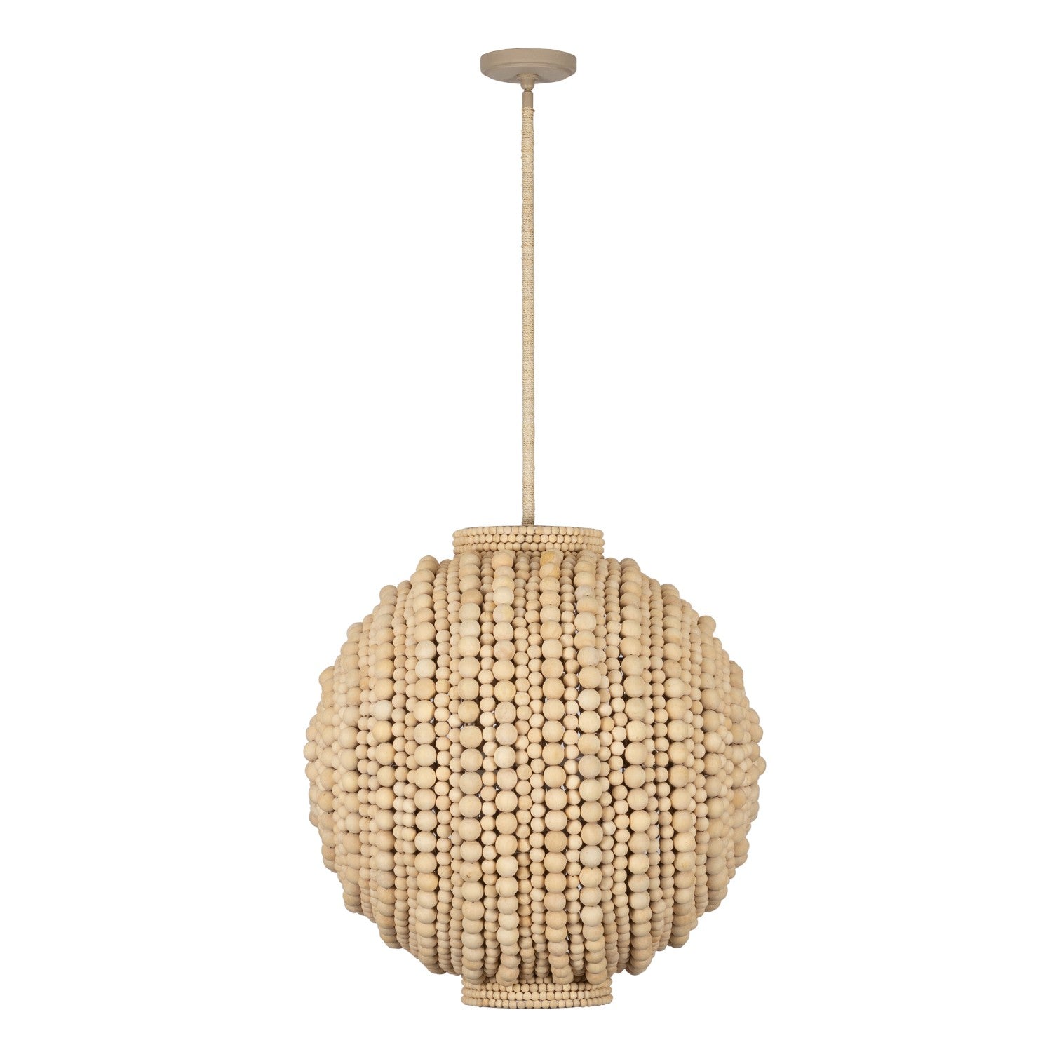 Kalco - 527156JT - Six Light Pendant - Coaxial - Jute