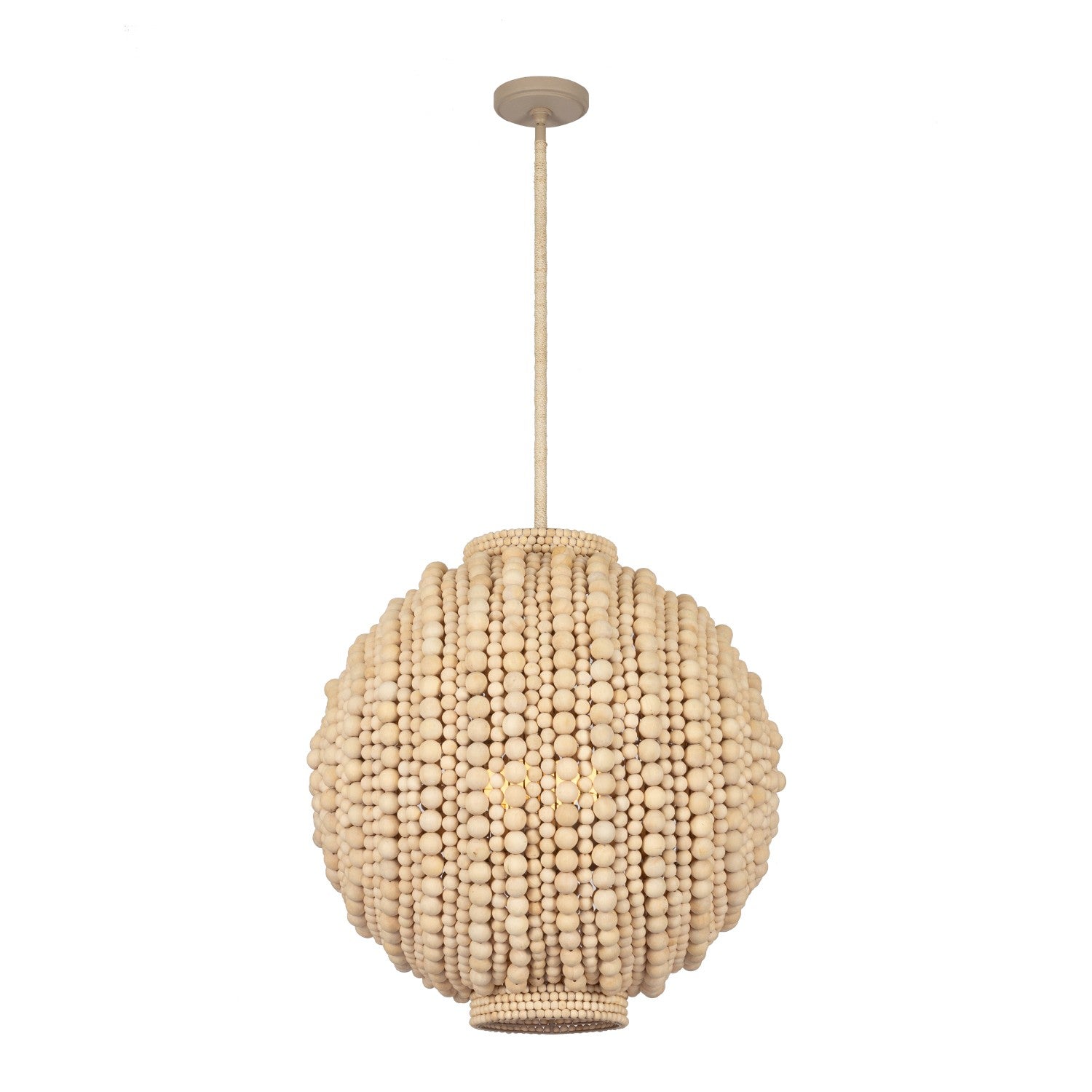 Kalco - 527156JT - Six Light Pendant - Coaxial - Jute