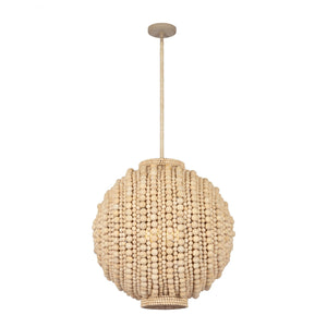 Kalco - 527156JT - Six Light Pendant - Coaxial - Jute