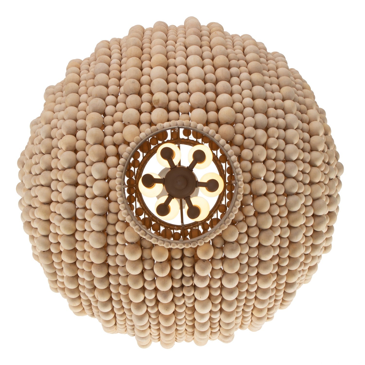 Kalco - 527156JT - Six Light Pendant - Coaxial - Jute