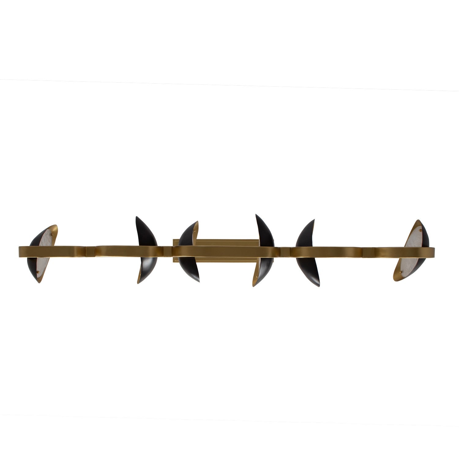 Kalco - 527261BGZ - LED Island Pendant - Onyx - Brushed Gold/Satin Bronze