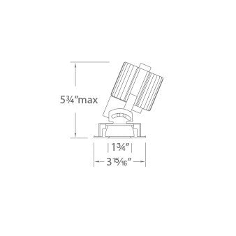 W.A.C. Lighting - R2SPT-NTWA-WT - LED Pinhole Trim - Volta - White