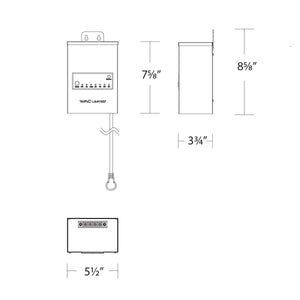 W.A.C. Lighting - LC-2531200-SS - Transformer - Ltd Landscape - Stainless Steel