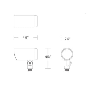 W.A.C. Lighting - LC-253205-FCS-BZ - LED Accent Light - Ltd Landscape - Bronze