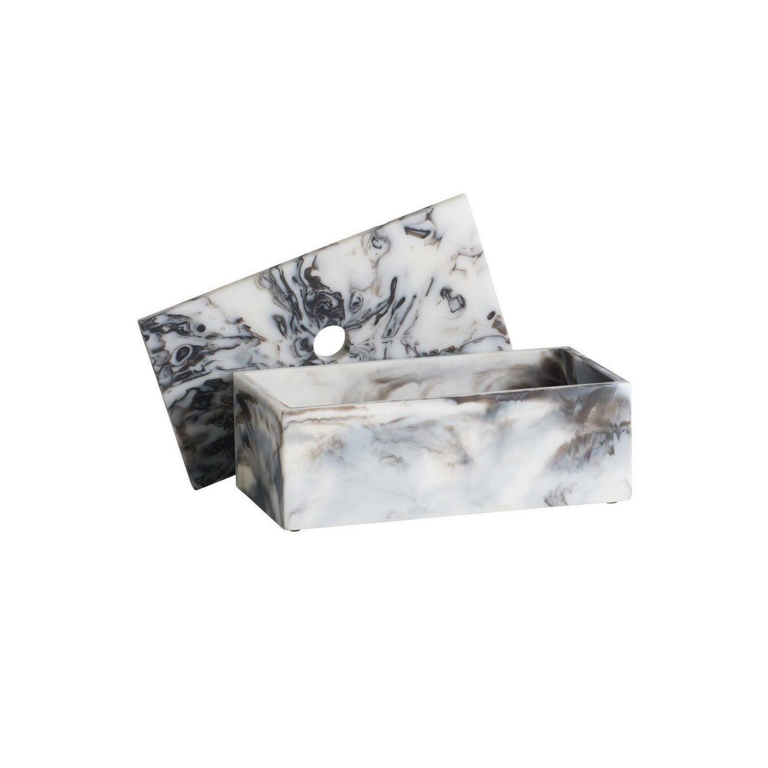 Arteriors - ARS07 - Boxes, Set of 2 - Kayce - Black & White