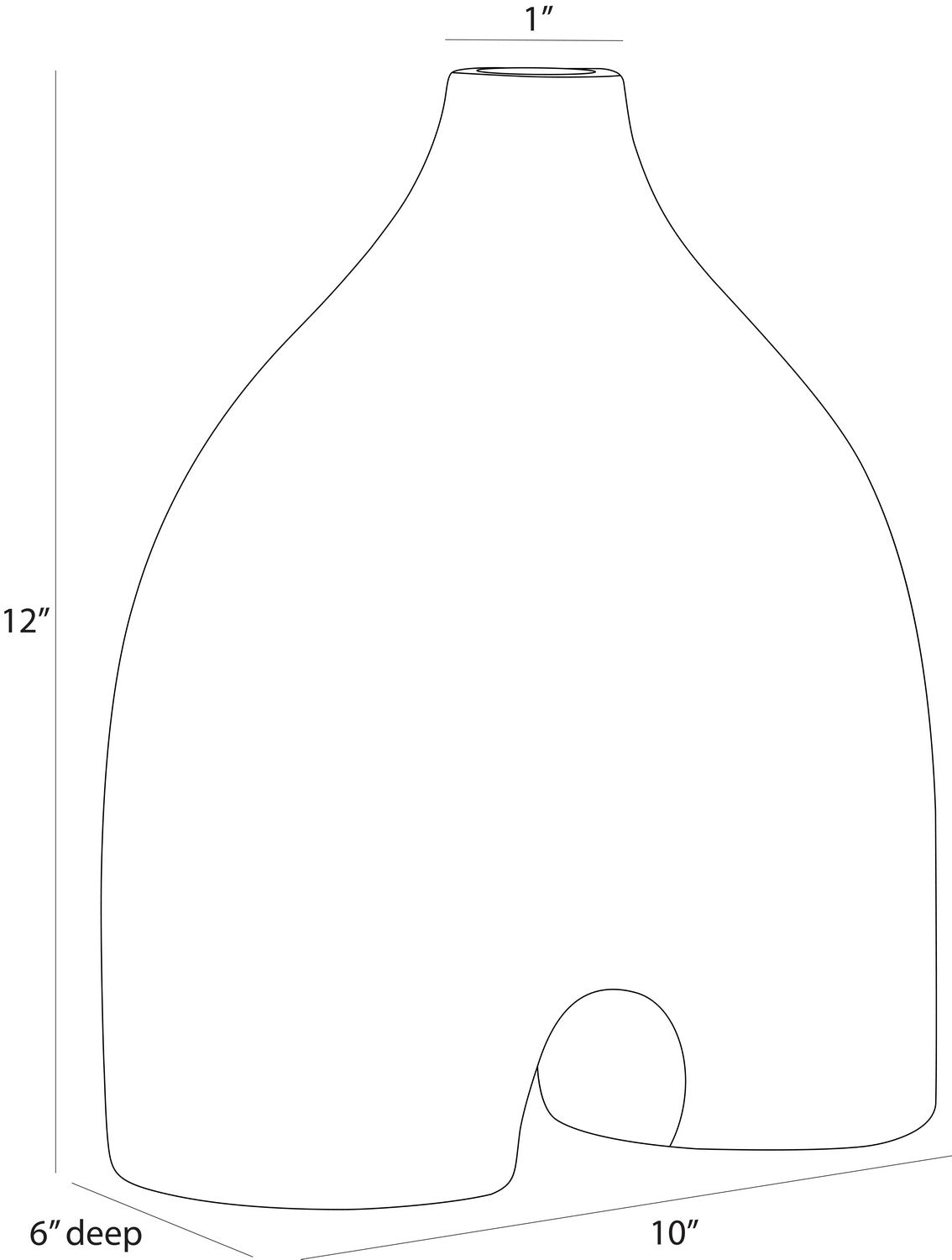 Arteriors - ASS05 - Sculpture - Jeffrey - Matte Charcoal