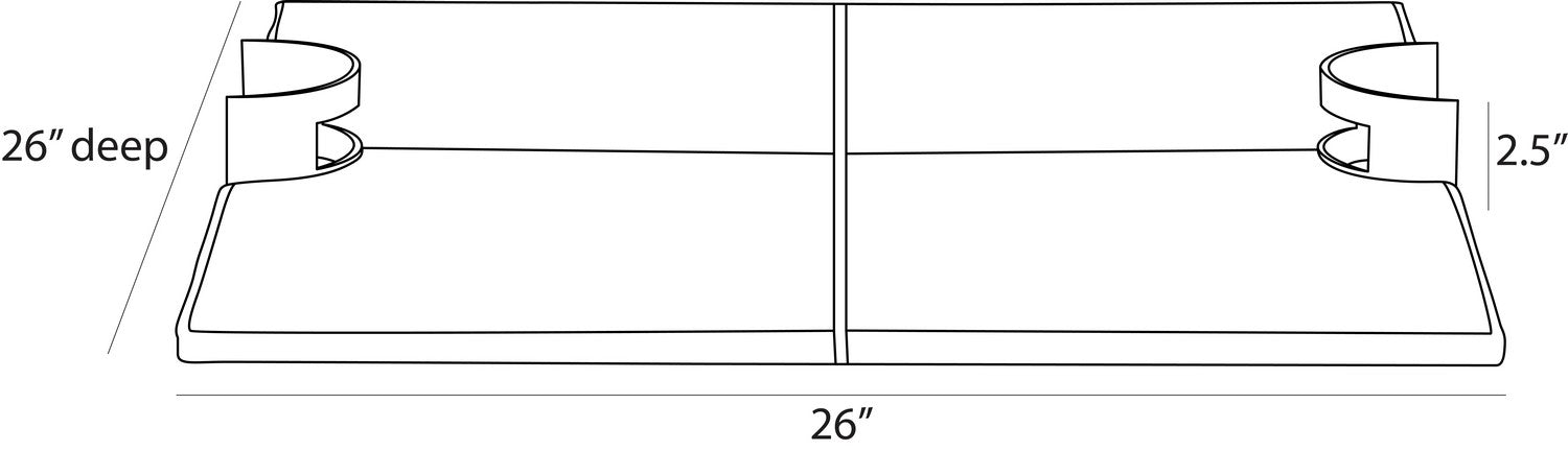 Arteriors - AYI14 - Tray - Jones - Brown