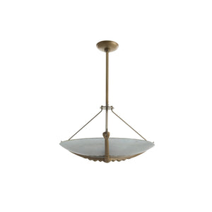 Arteriors - DFI08 - Three Light Semi-Flush Mount - Karlsen - Frosted