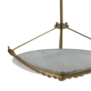 Arteriors - DFI08 - Three Light Semi-Flush Mount - Karlsen - Frosted