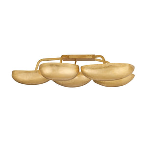 Arteriors - DFI10 - 13 Light Flush Mount - Theo - Gold Leaf