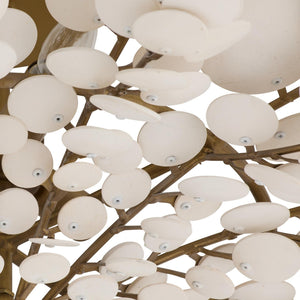 Arteriors - DFS02 - Three Light Flush Mount - Bilal - Ivory