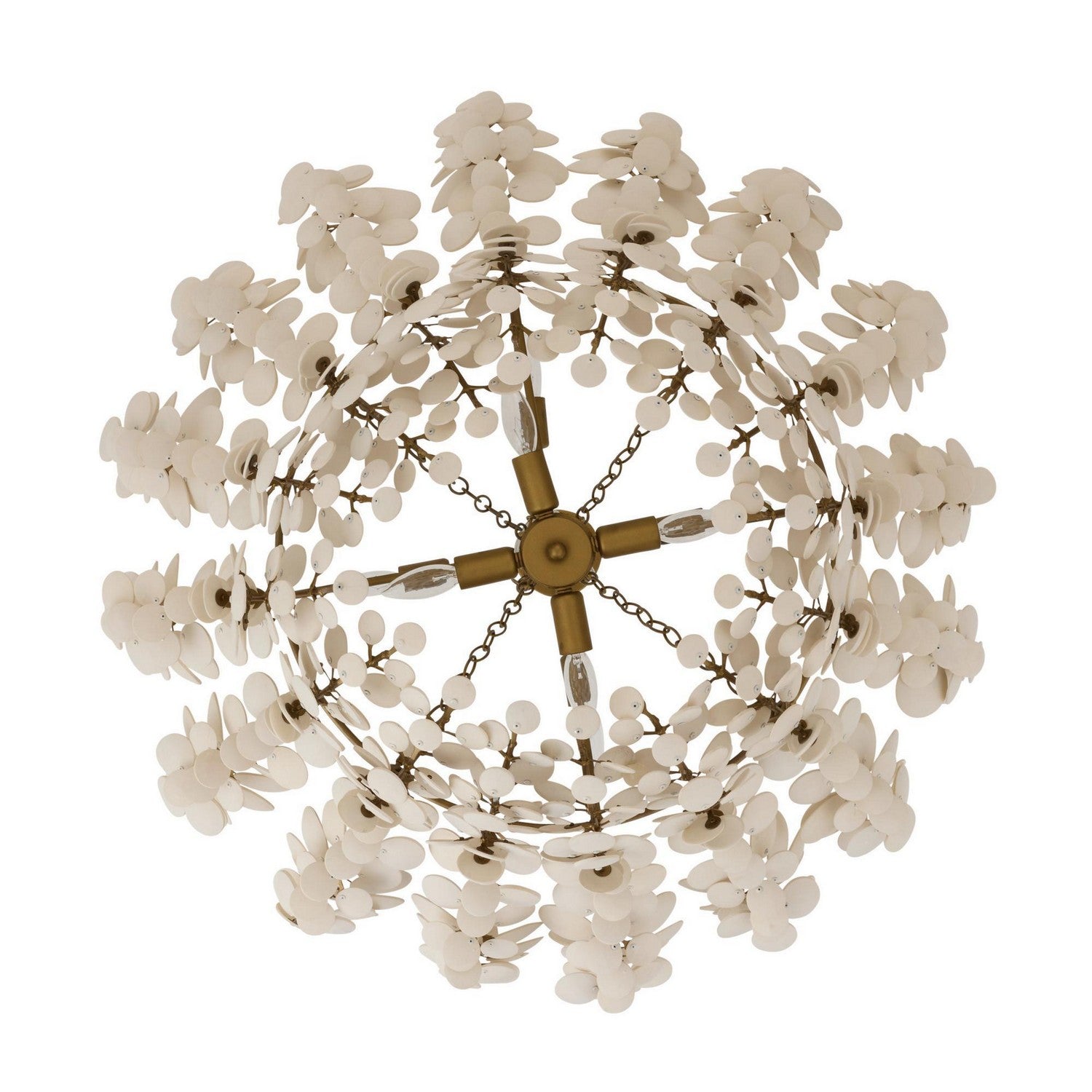 Arteriors - DLS14 - Eight Light Chandelier - Bilal - Ivory
