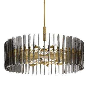 Arteriors - DMC32 - 12 Light Chandelier - Klaus - Smoke