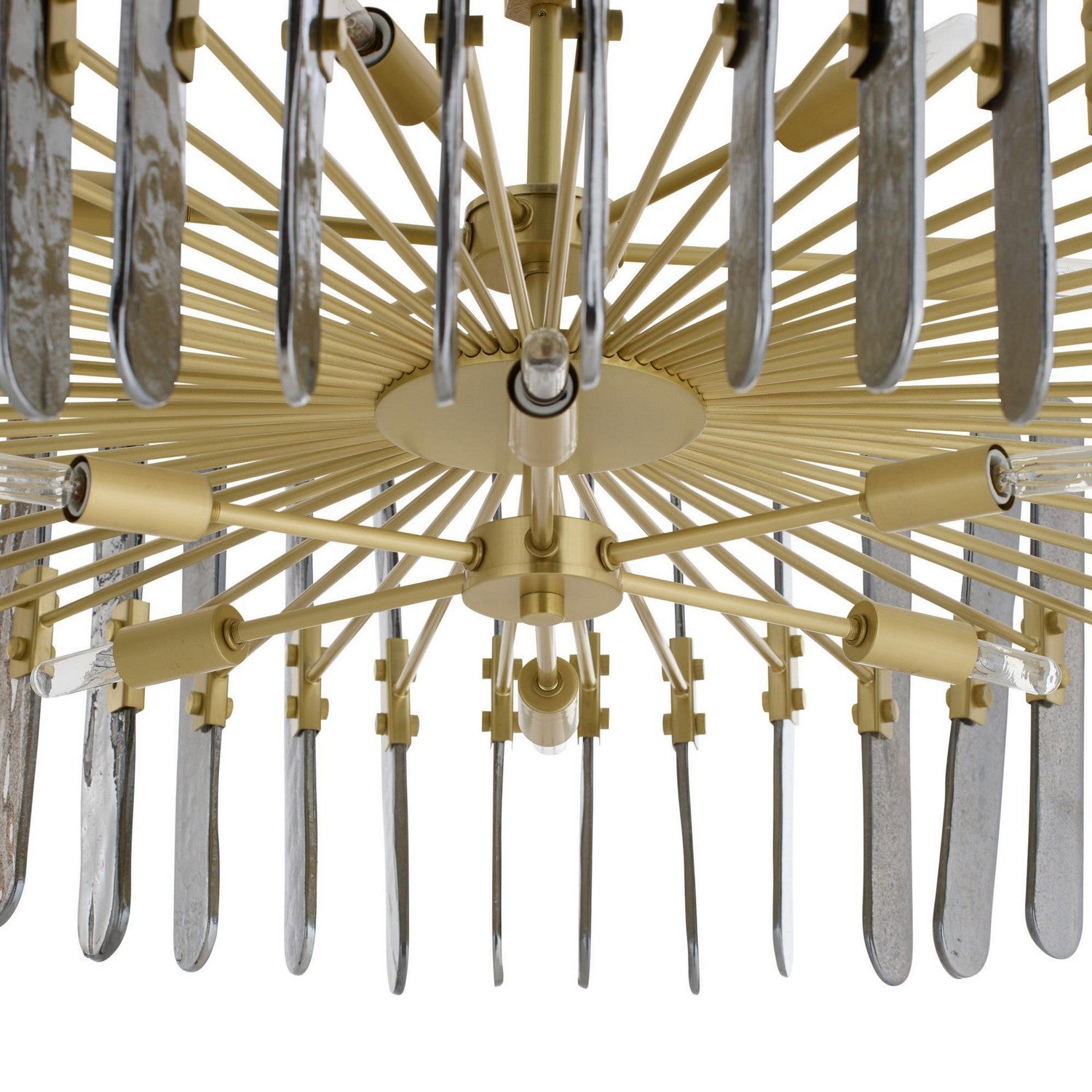 Arteriors - DMC32 - 12 Light Chandelier - Klaus - Smoke