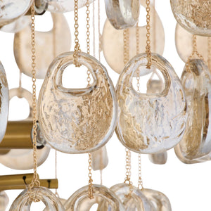 Arteriors - DMC33 - Eight Light Chandelier - Jacqueline - Amber
