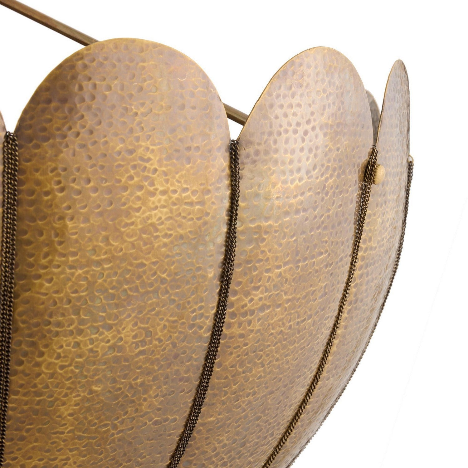 Arteriors - DMI21 - Three Light Chandelier - Inaya - Antique Brass