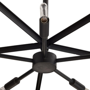Arteriors - DMI23 - Five Light Chandelier - Ivan - Brown