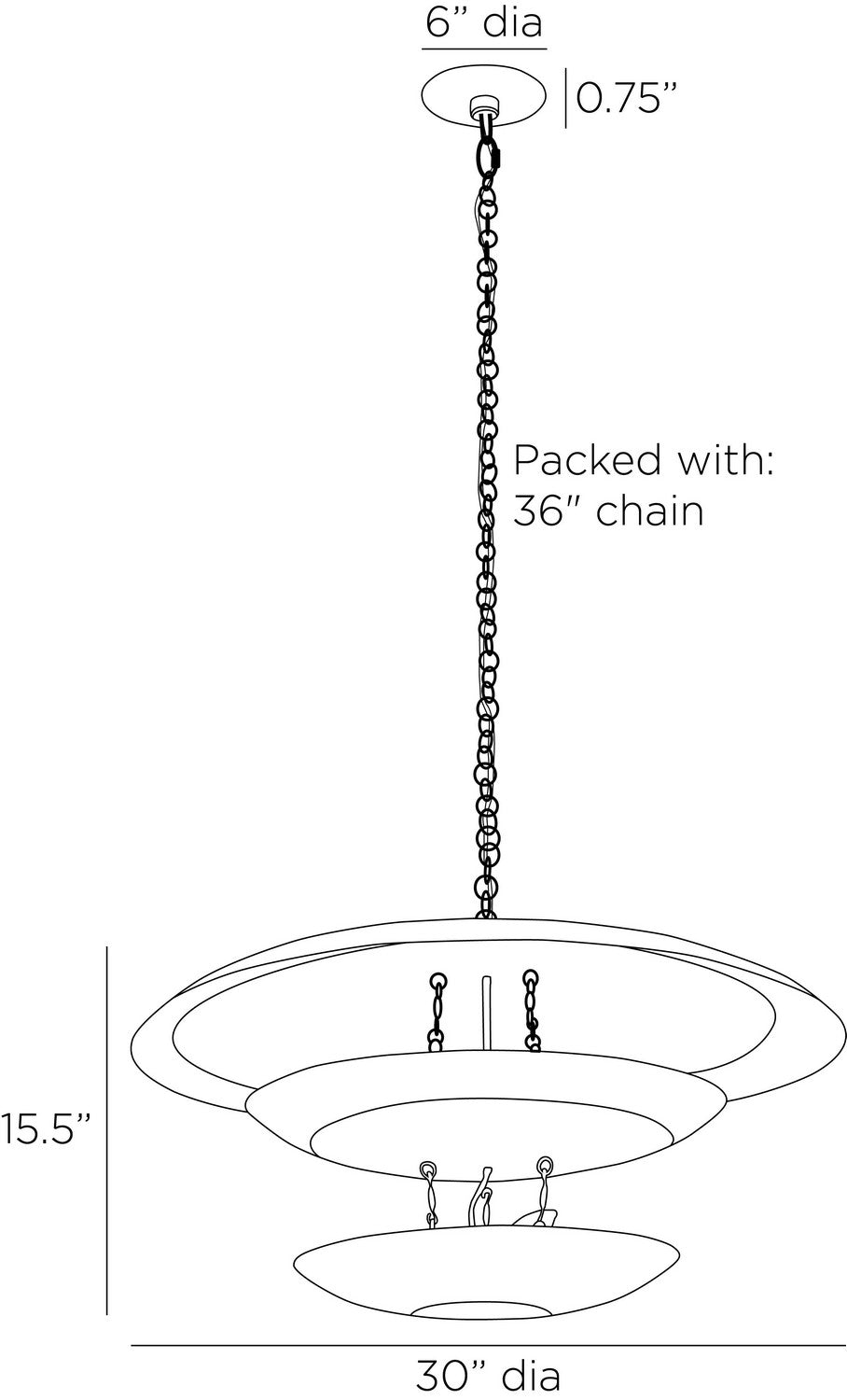 Arteriors - DMI25 - Six Light Chandelier - Florko - Blackened Iron