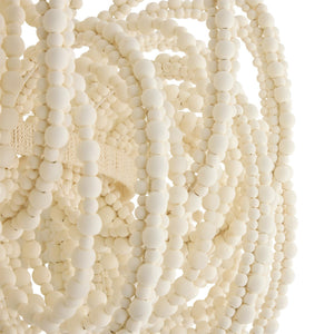 Arteriors - DMS21 - Six Light Chandelier - Keely - White