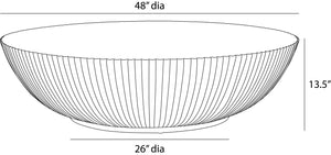 Arteriors - FCS22 - Outdoor Coffee Table - Etta - Black