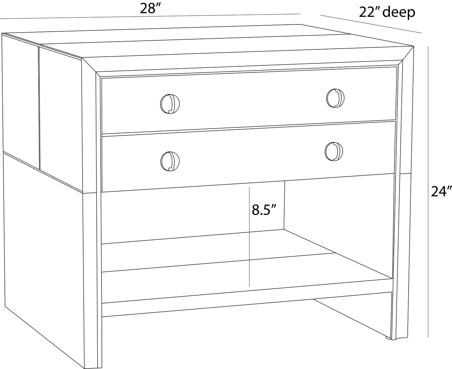 Arteriors - FII07 - Side Table - Joplin - Black