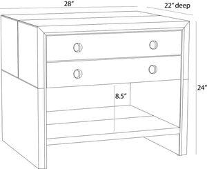 Arteriors - FII07 - Side Table - Joplin - Black