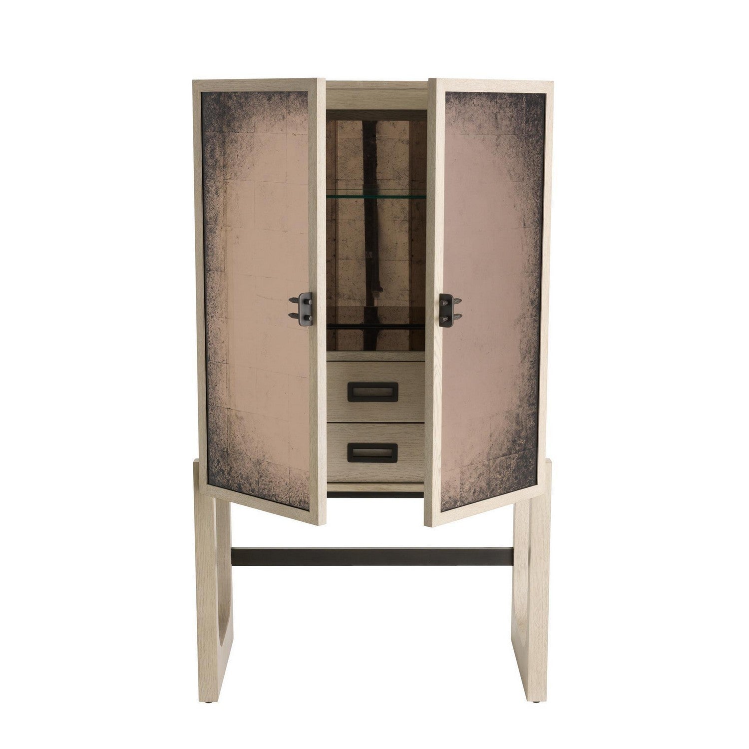 Arteriors - FNS18 - Cocktail Cabinet - Jermaine - Antiqued Amber