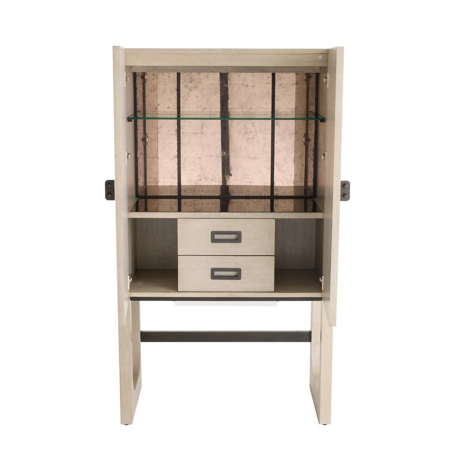 Arteriors - FNS18 - Cocktail Cabinet - Jermaine - Antiqued Amber