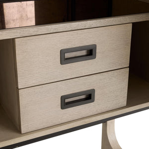 Arteriors - FNS18 - Cocktail Cabinet - Jermaine - Antiqued Amber