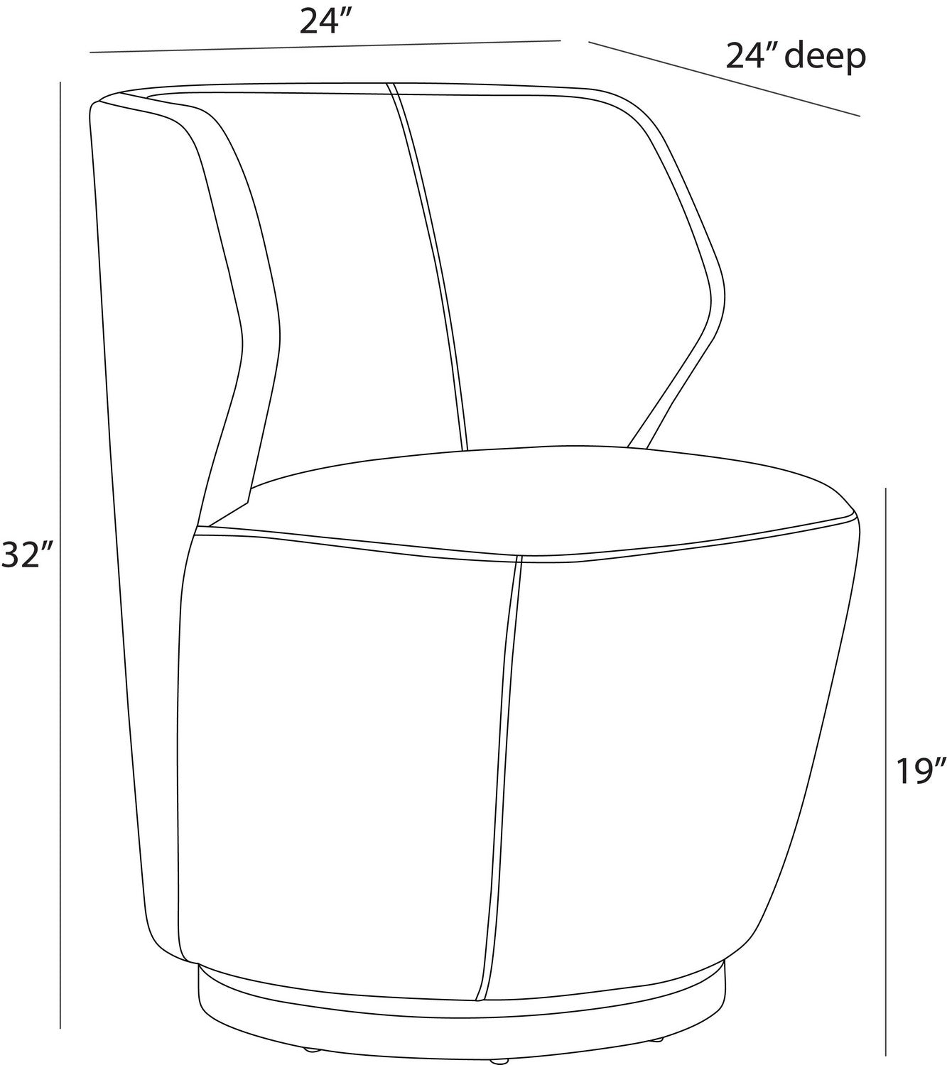 Arteriors - FRU11 - Chair - Poppy - Forest