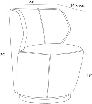 Arteriors - FRU11 - Chair - Poppy - Forest