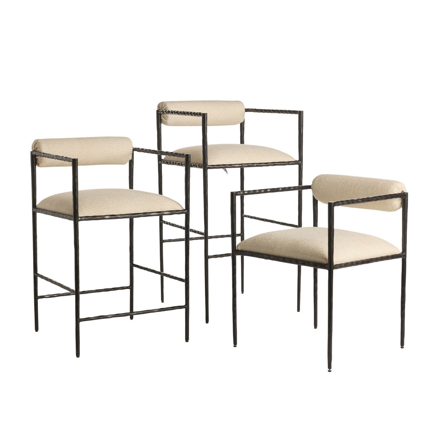 Arteriors - FSI19 - Counter Stool - Barbana - Oxford White