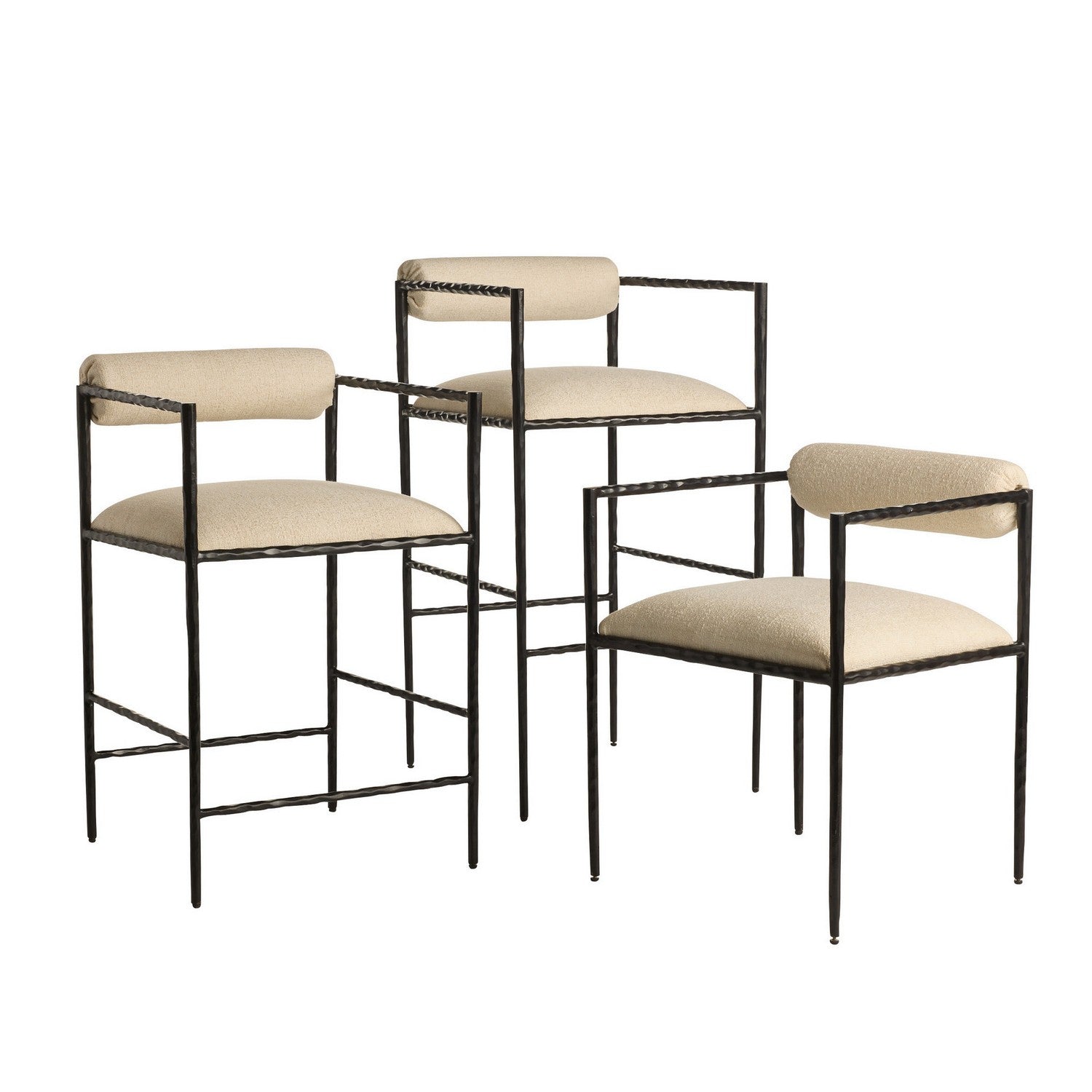 Arteriors - FSI20 - Bar Stool - Barbana - Oxford White