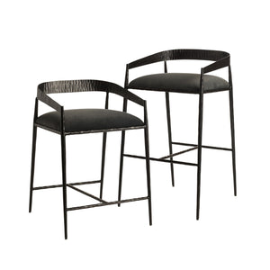 Arteriors - FSI21 - Counter Stool - Ansel - Midnight Grey