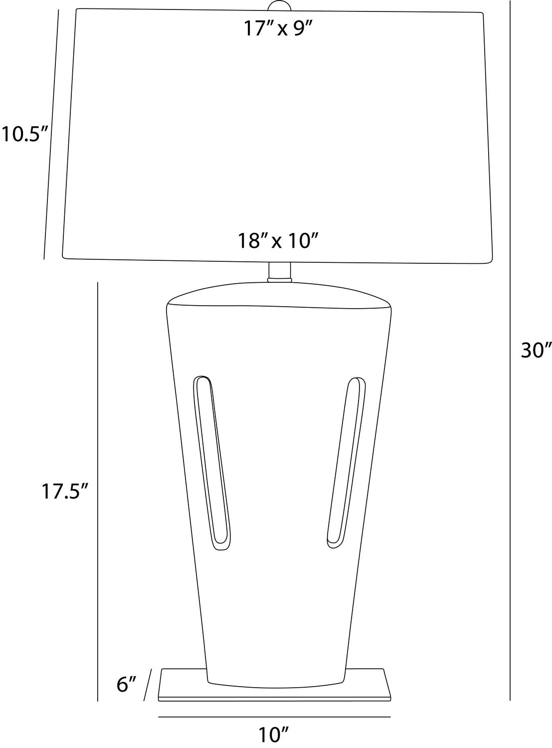 Arteriors - PTS20-517 - One Light Table Lamp - Iceland - Shoreline Reactive