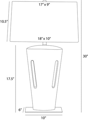 Arteriors - PTS20-517 - One Light Table Lamp - Iceland - Shoreline Reactive