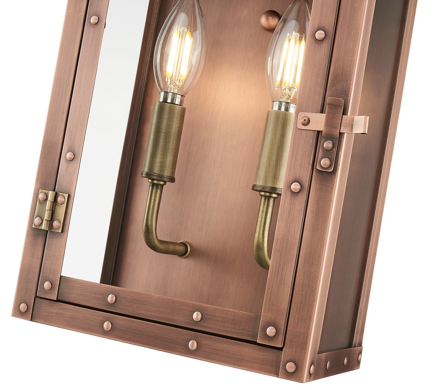 Acclaim Lighting - 1012CP - Two Light Wall Lantern - Spencer - Antique Copper