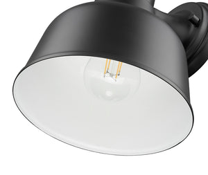 Acclaim Lighting - 1030BK - One Light Wall Lantern - Selden - Matte Black with White Gloss
