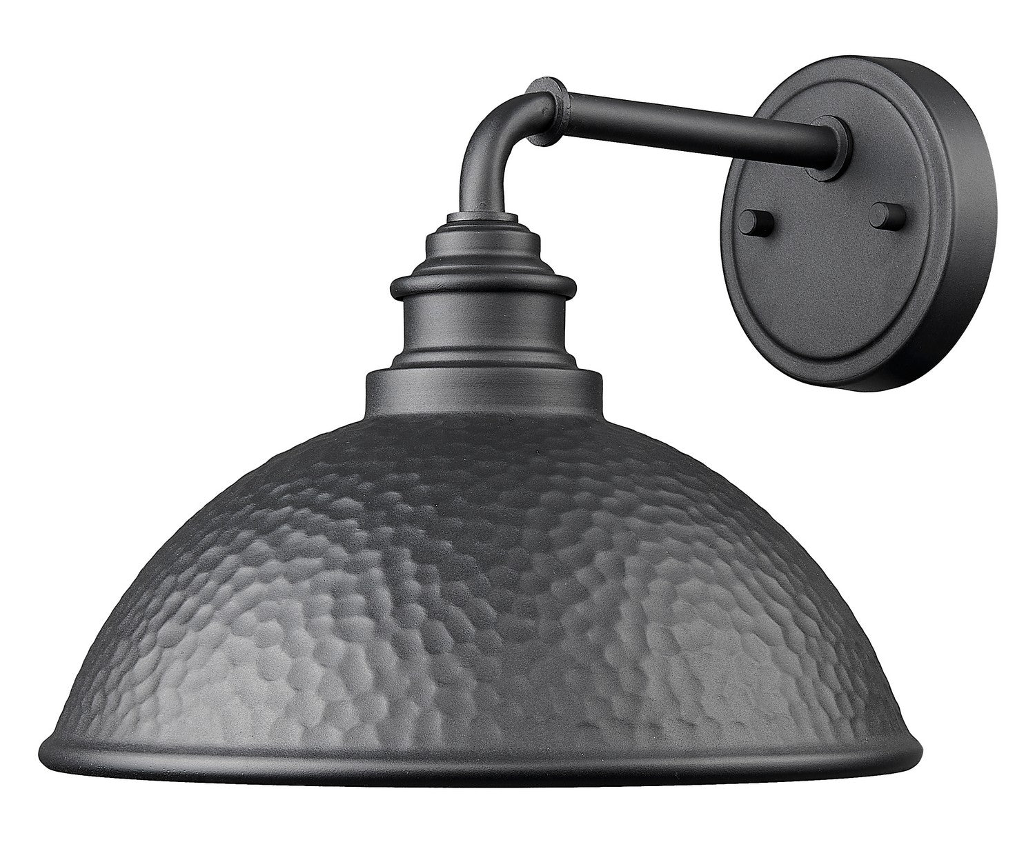 Acclaim Lighting - 1031BK - One Light Wall Lantern - Hammond - Hammered Black with Matte Gold