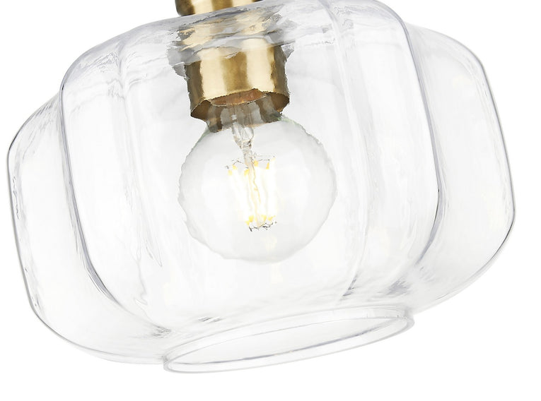 Acclaim Lighting - IN20033BK - One Light Pendant - Oxley - Matte Black and Brass