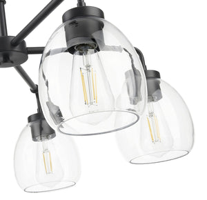 Acclaim Lighting - IN20063BK - Five Light Chandelier - Dawes - Matte Black
