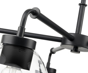 Acclaim Lighting - IN20063BK - Five Light Chandelier - Dawes - Matte Black