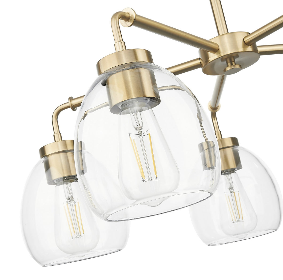 Acclaim Lighting - IN20063BR - Five Light Chandelier - Dawes - Brass