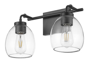 Acclaim Lighting - IN40061BK - Two Light Vanity - Dawes - Matte Black