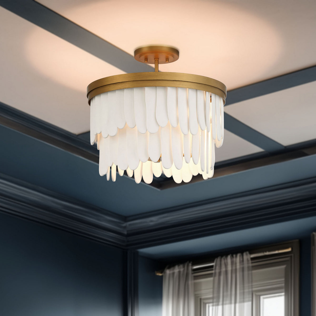 Briscade Semi-Flush Mount