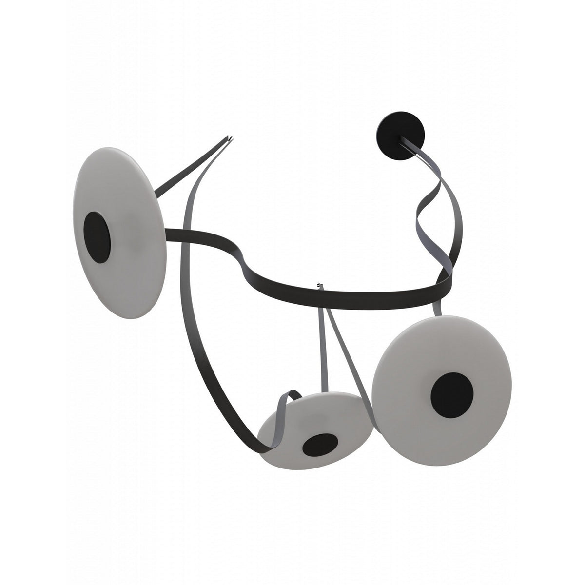 Avenue Lighting - HF7203-G201-BLK - LED Chandelier - Fremont - Black